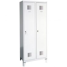 2 ajtós válaszfalas öltözőszekrény lábakon