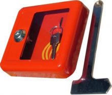 Vészkulcs szekrény