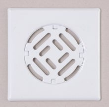 Fürdőszobai fedrács-fehér 200x200mm