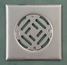 Fürdőszobai fedrács- rozsdamentes 150x150 mm