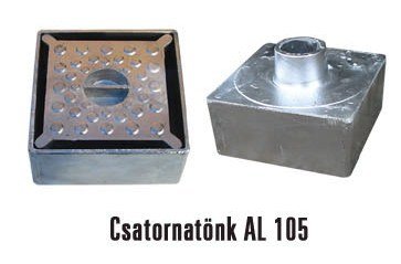 Csatornatönk 105-ös alumínium Csatornatönk 105-ös alumínium