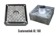 Csatornatönk 160-as alumínium
