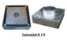 Csatornatönk 210-es alumínium