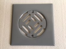 Fürdőszobai fedrács - szürke- 150x150