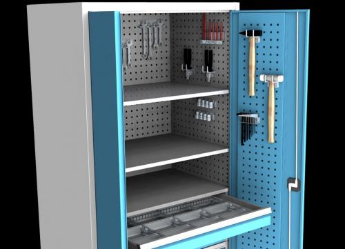 522926-kspd-11c-muhelyszekreny-2-polc-2-fiok-perforacio-hatfalon-ajtokonsrgyp7 szerszám szekrény